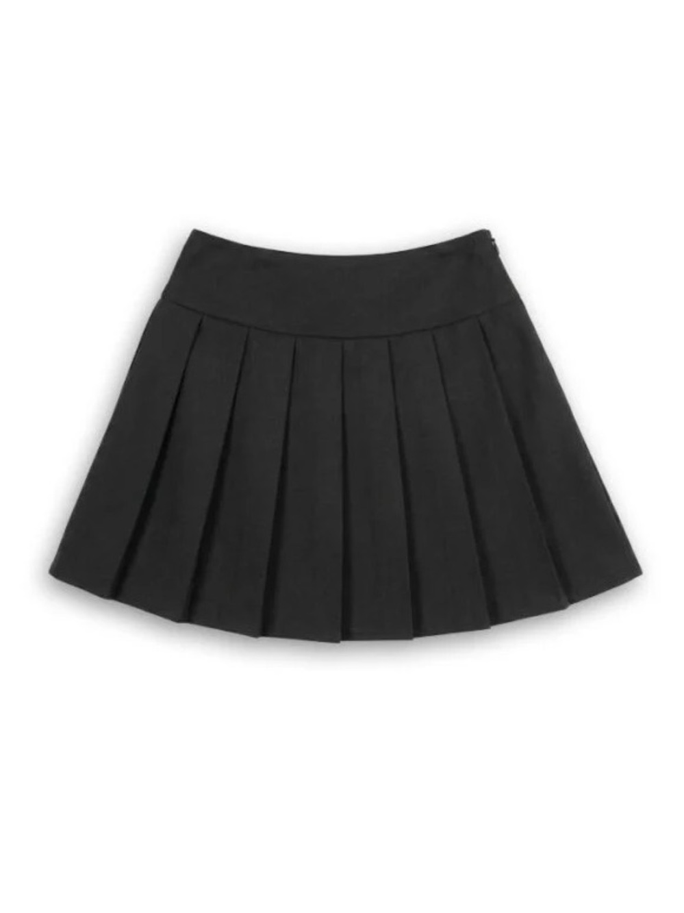 Forever 21 Black Pleated Tennis Mini Skirt